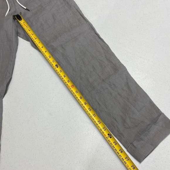 Athleta Bali Ankle Pants Silver Gray 2T 2 tall - Picture 5 of 7